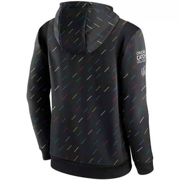 Nike NFL On Field Crucial Catch Intercept Cancer San Francisco 49ers Hoddie -M - Picture 3 of 9